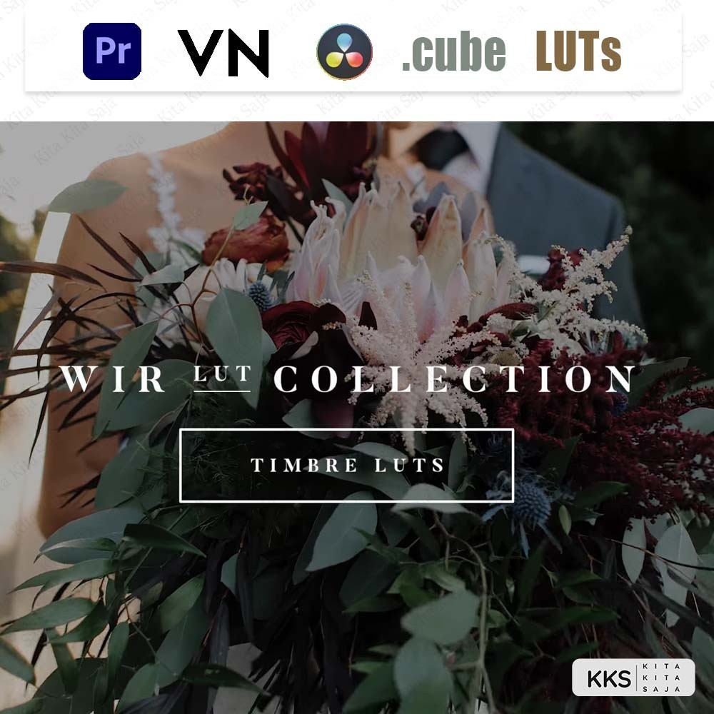 (BISA VN) White in Revery - Timbre Original Professional Adventure Wedding Video LUTs untuk VN Premi