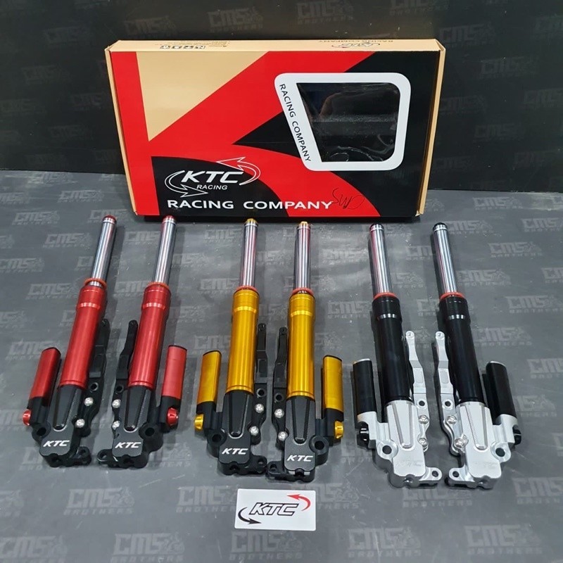 Tabung Shock Depan Komplit KTC 2Panah Honda Vario 150
