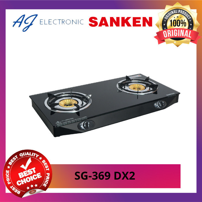 KOMPOR GAS SANKEN SG-369DX2 / SG369DX2 / SG-369 , Kompor tanam
