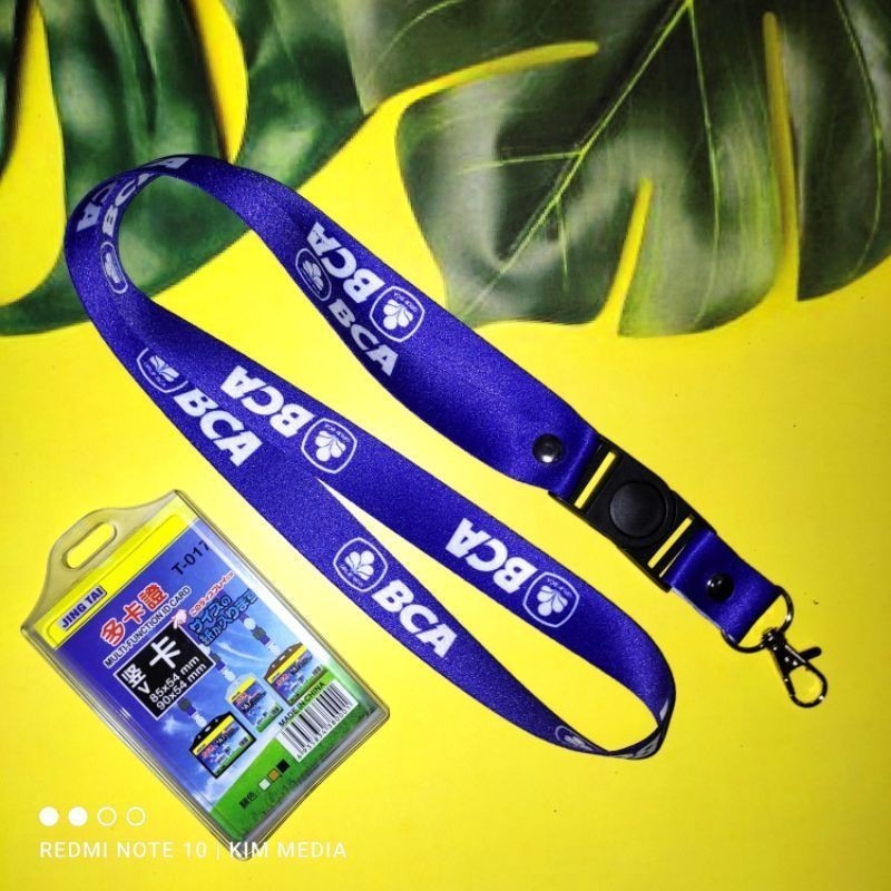 TALI ID CARD"BANK BCA" || LANYARD"BANK BCA" HIGH QUALITY