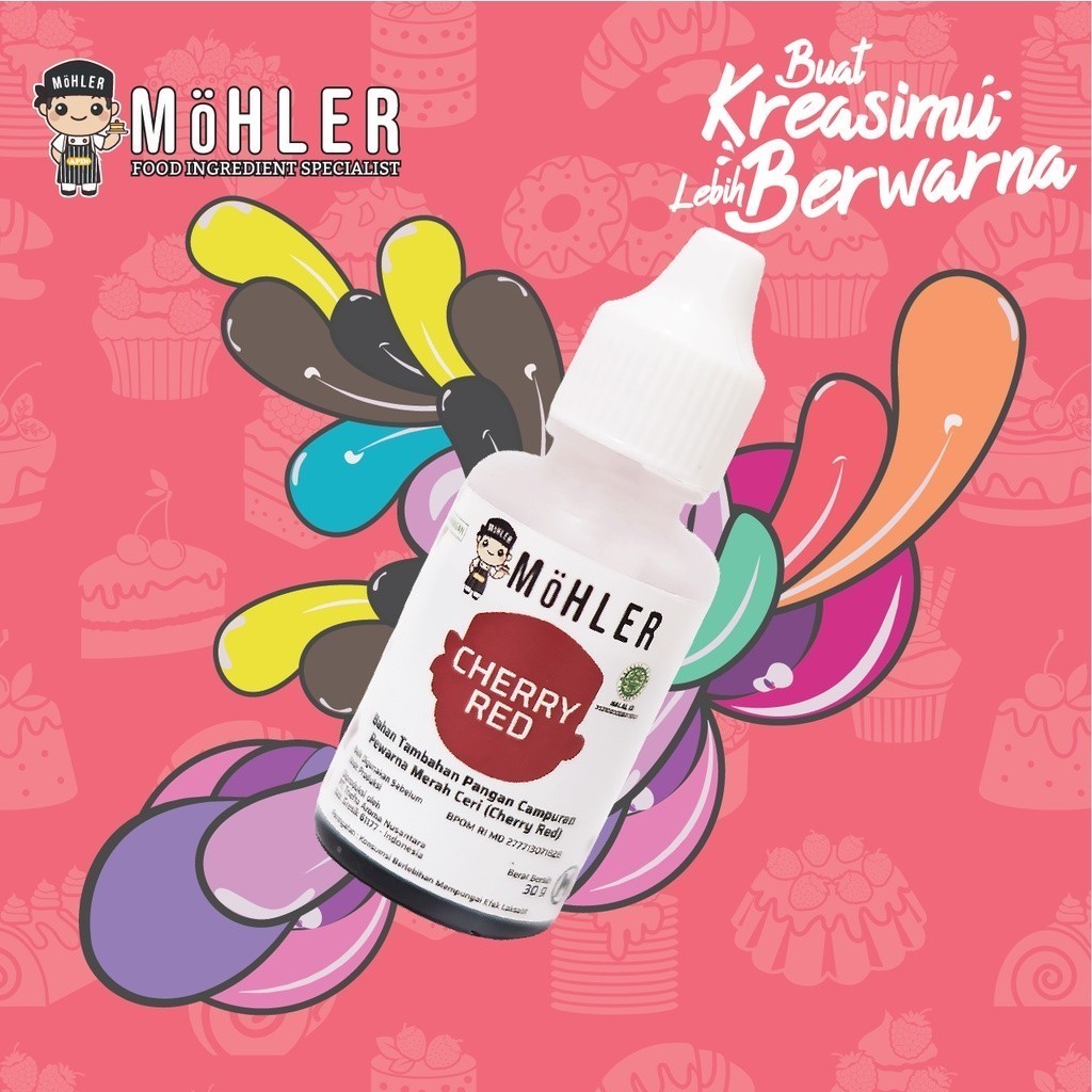 

JOSCELLY.ID MOHLER Coloring Cherry Red