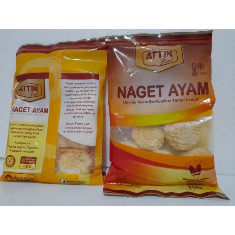 

Nugget Ayam Unggulan dari Attin (250gr)