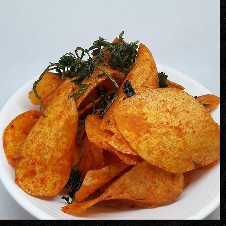 

Keripik Talas Balado Kunyit 500g gurih, Bikin Nagih