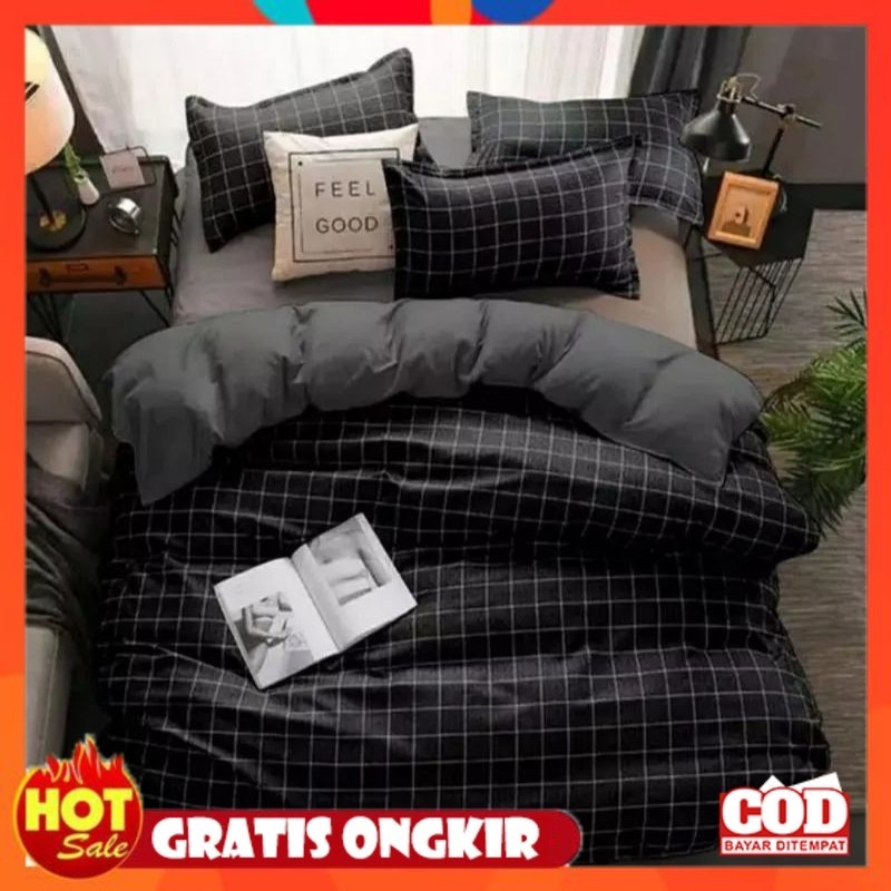 KAIN HALUS ADEM LEMBUT TEBAL / sprei kotak/sprei kotak aesthetic/sprei kotak kekinian/sprei kotak mu