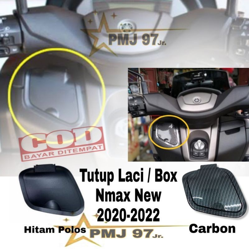 Pelengkap Tutup Laci Cover Box Laci Nmax New Bahan Plastik ABS Premium