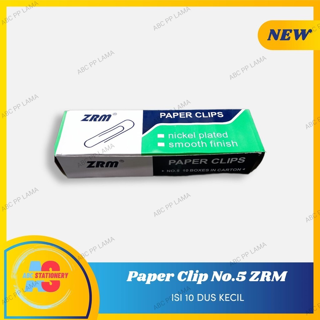 

PAPER CLIP NO 5 ZRM (PACK)