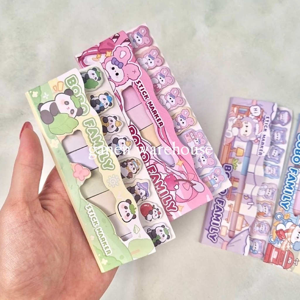 

[Gw] Pembatas Buku Bobo Sticky Bookmark