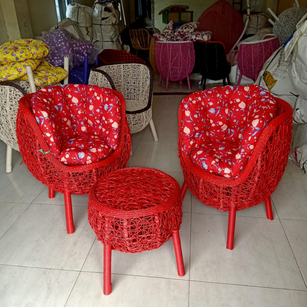 KURSI TERAS/KURSI TAMAN/KURSI ROTAN SINTETIS