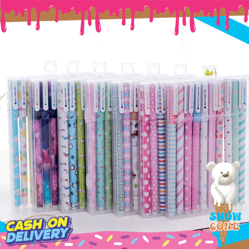 

Pulpen Gel Set Warna Warni 10IN1 Pena Cair Motif Karakter / Pena Korea Color Pen Souvenir Set Alat Tulis Sekolah dan Kantor Import A54