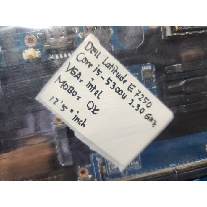 Motherboard Dell Latitude E7250 core i5-5300U KSP LAPTOP
