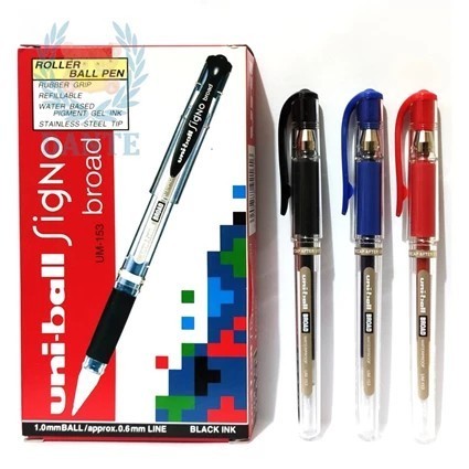 

Pen Signo Uni-ball UM-153 1.0 (1 lusin ) - Hitam