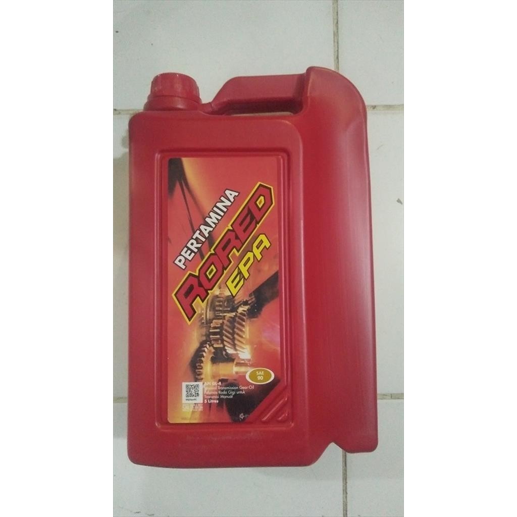 Oli transmisi gardan Pertamina Rored 90 EPA GL-4 galon 5 liter