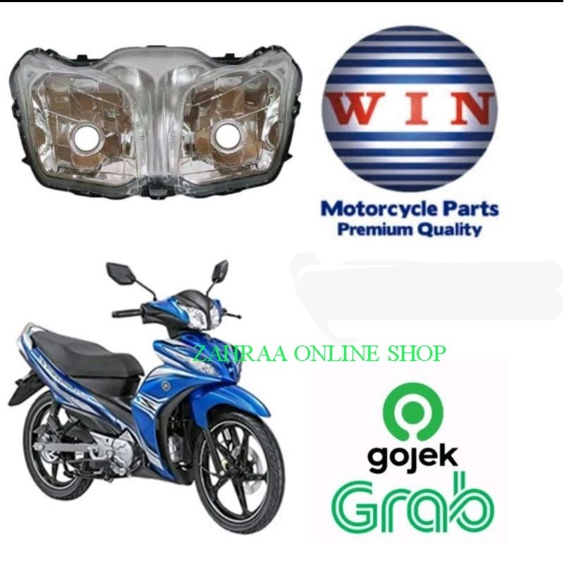 lampu depan reflektor yamaha jupiter z1 jupiter z 1 fi +mika lampu jupiter z1