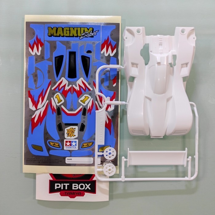 Tamiya Body Magnum Saber S2 Loose Part ori