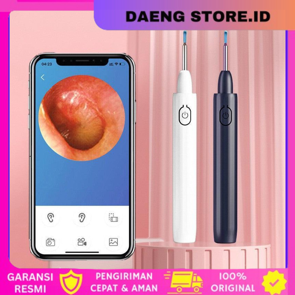 Pembersih Telinga Dengan Kamera Endoskopi Elektrik Kamera Endoskopi Pembersih Telinga-COD