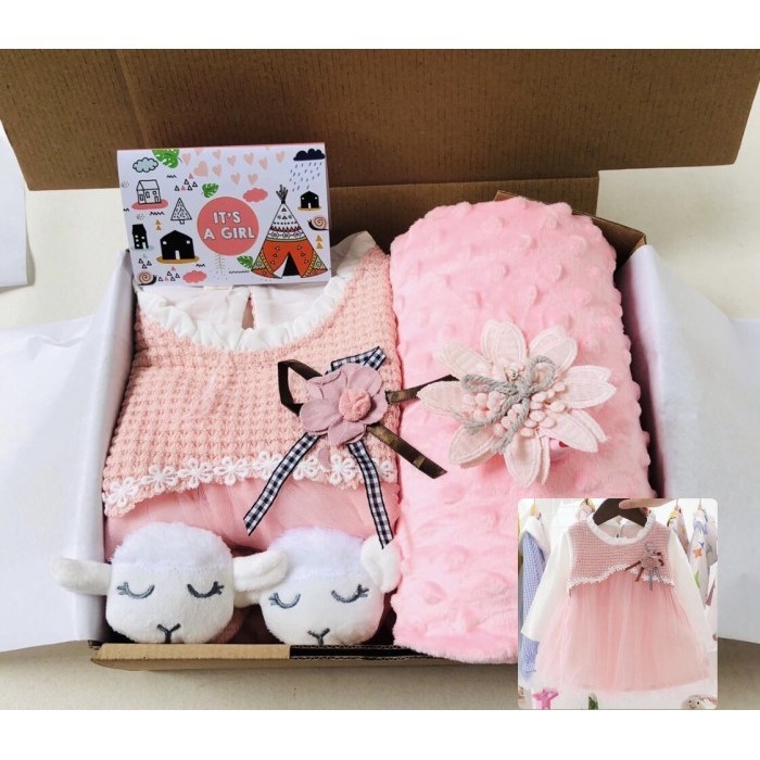 

(NEW) -HAMPERS BABY GIRL / HADIAH BAYI / KADO BAYI / KADO LAHIRAN - Rose pink