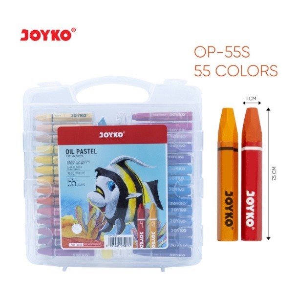 

Crayon 55 warna titi JOYKO / oil pastel