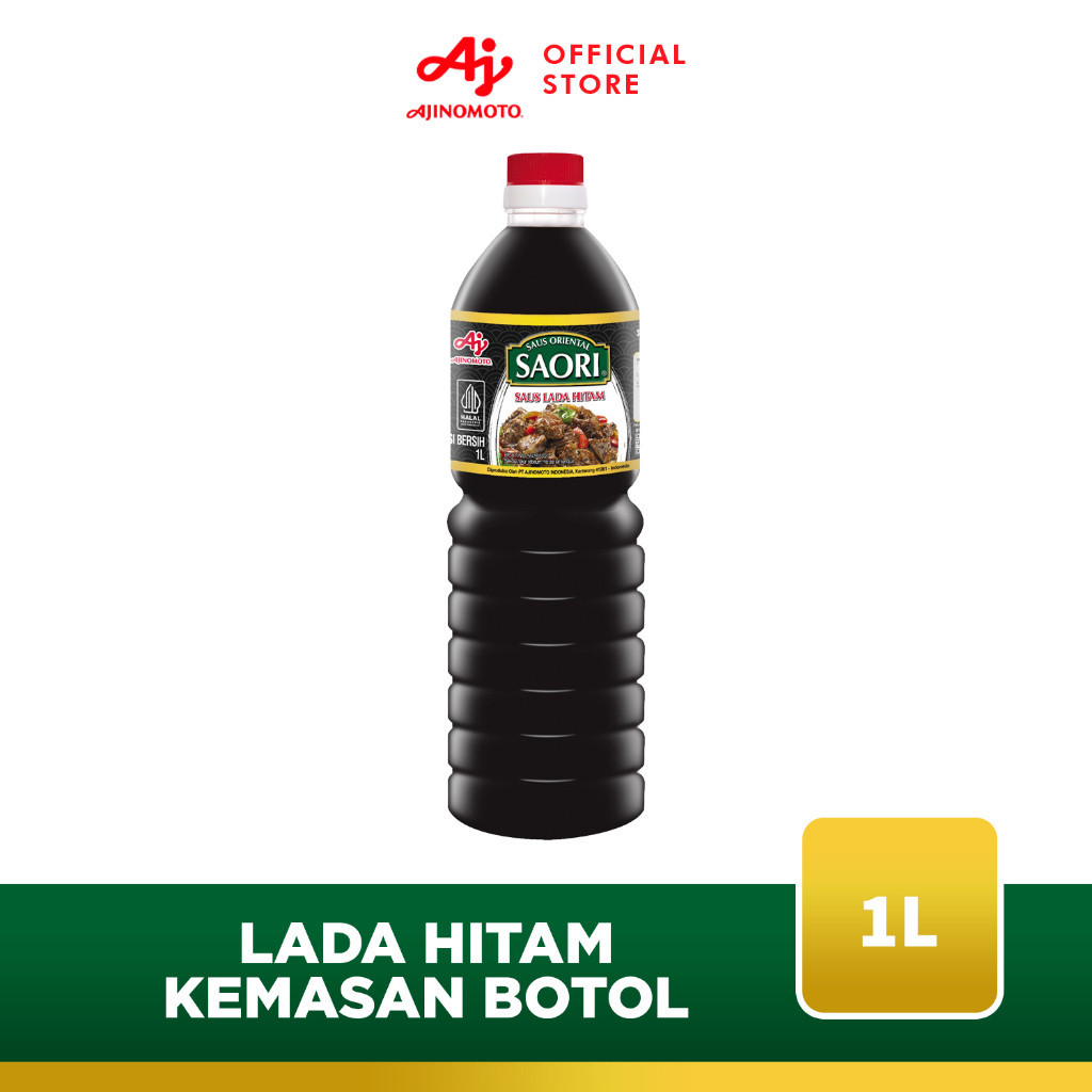 

SAORI® Saus Lada Hitam Kemasan Botol 1L