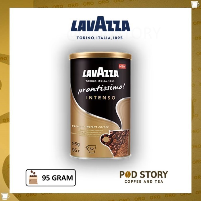

New Promo Best illy Coffee / Kopi Hitam Premium Italia Instant Coffee - 95 Gram - Lavaz Intenso