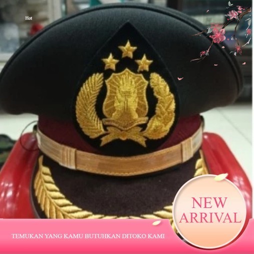 TOPI PET PAMEN POLISI - topi pamen, 60