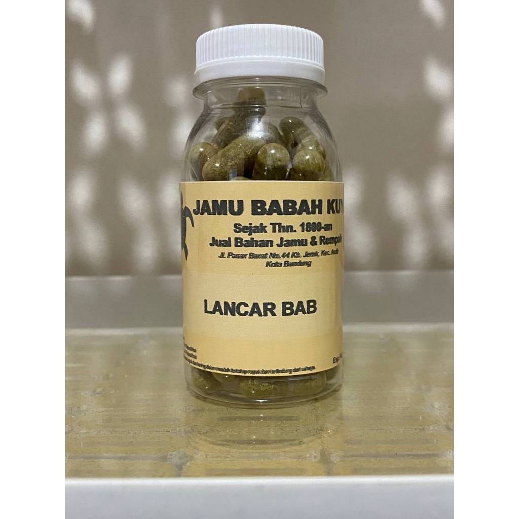 

Hemat Beli 2 Botol Jamu Babah Kuya - Pelancar BAB (50 Kapsul) Herbal