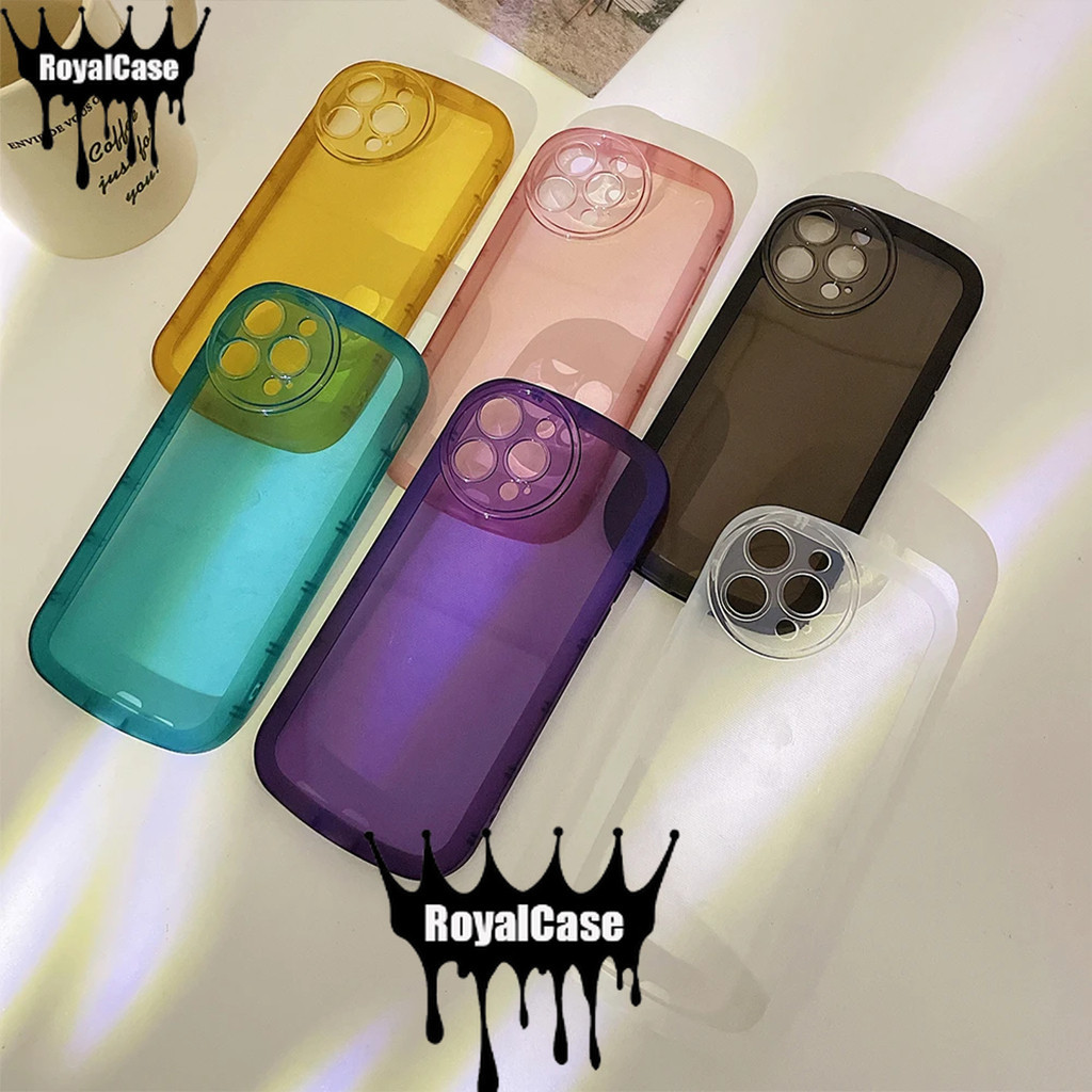 (Rc) Cassing Silikon Untuk Xiaomi Poco M4 Pro C40 X5 F3 M3 Bumper Casing Redmi Case Clear Oval