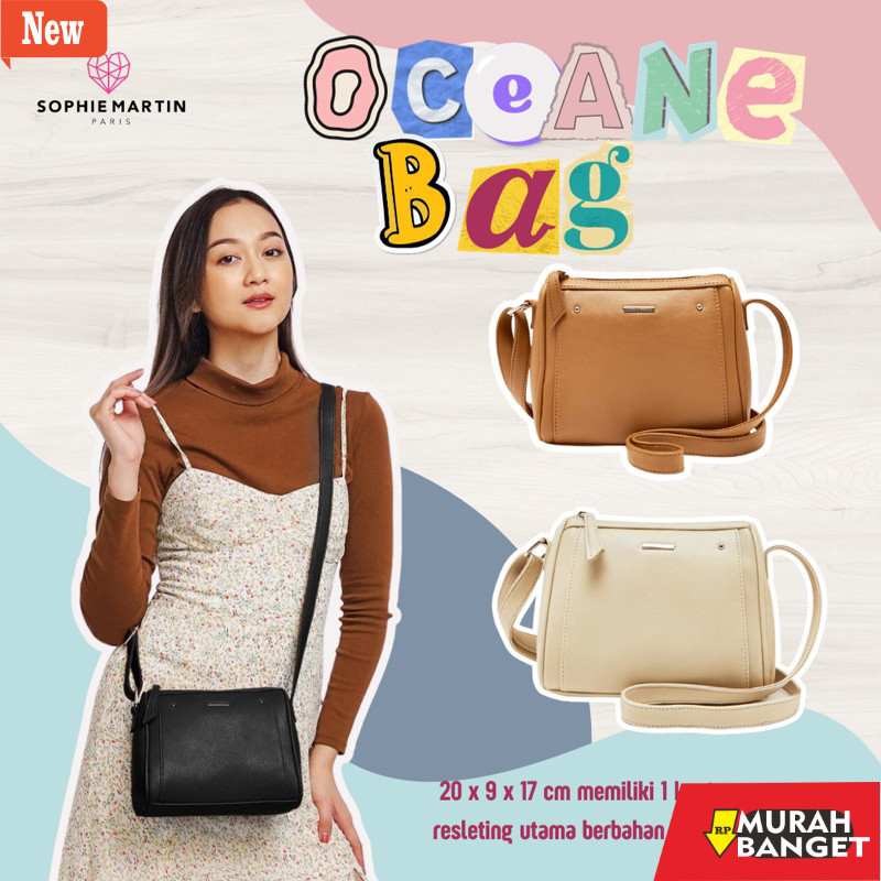Selempang Wanita Kekinian SOPHIE MARTIN TAS SLEMPANG WANITA OCEANE BAG / TAS SOPHIE MARTIN PARIS PRO