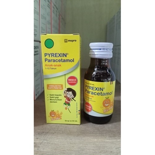 Pyrexin Syr 60ml - Paracetamol 120mg/5ml - ALF06