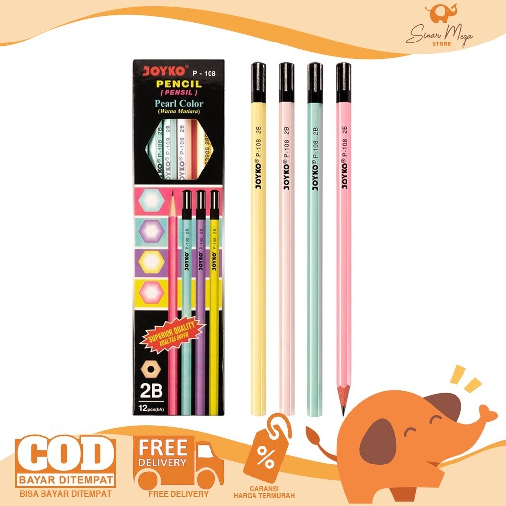 

Joyko Pensil 2B P- 108 DIJUAL LUSINAN