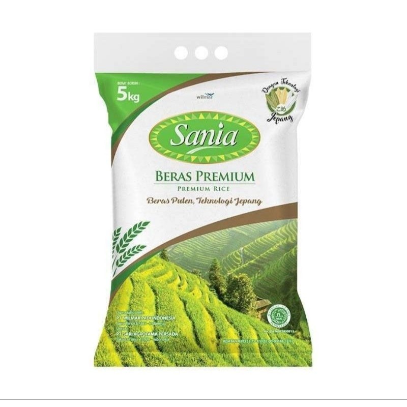 

(( PROMO )) BERAS SANIA 5 KG