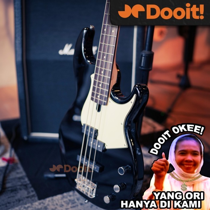 YAMAHA BB434 BB 434 Electric Elektrik Bass 4 Senar String - Black