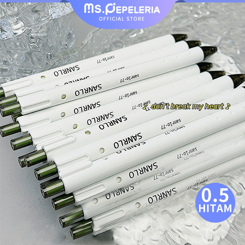 

Pulpen gel/0.5mm hitam Gelpen Pulpen/hijau melati warna
