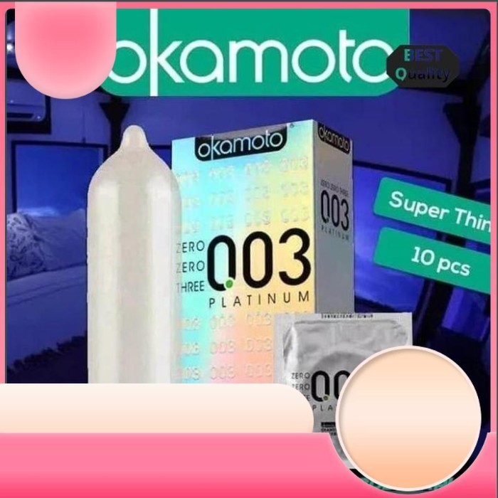 

PROMO KILAT TIAP JUMAT!! TERSEDIA KEMBALI khansaco.id Okamoto Platinum 0.03 Super Thin Original Isi 10