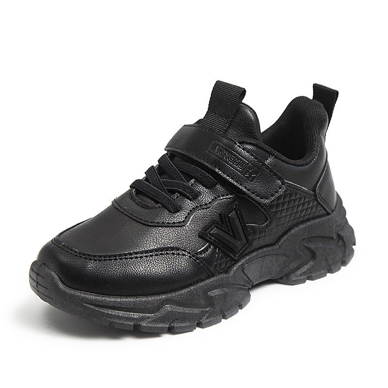 Sepatu Sneakers Anak Hitam – "V-Force Runner" | Tangguh, Stylish & Nyaman sepatu sekolah