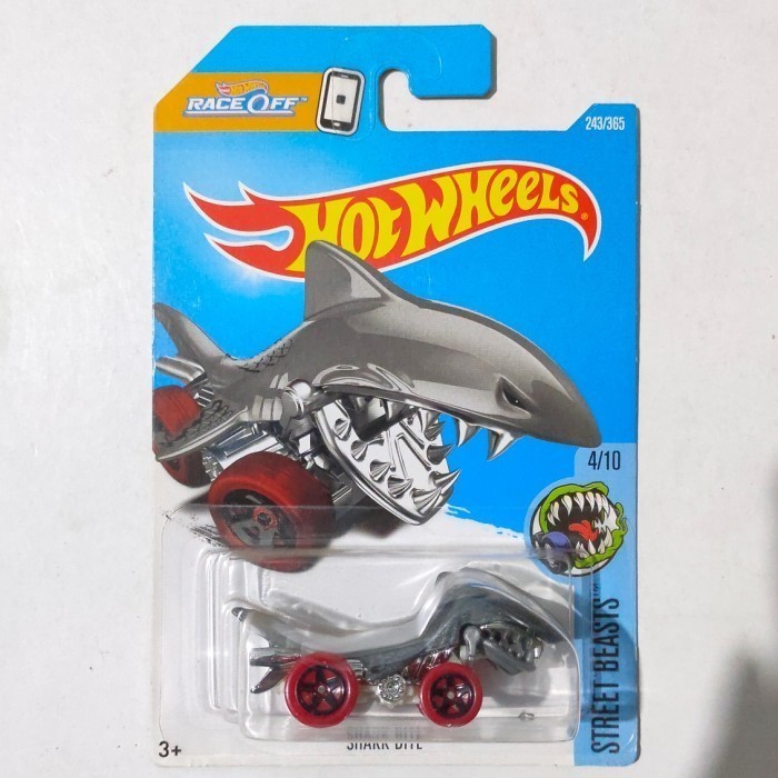Hotwheels Shark Bite abu-abu 2016