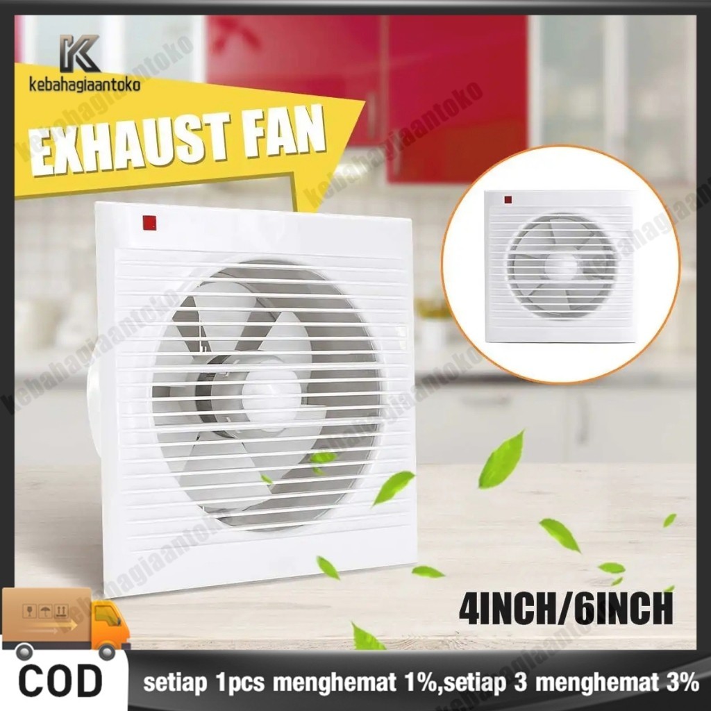 Wall Exhaust/Hexos/Heksos Fan Dinding 10" (25 Cm) Exhaust Fan Plafon Exhaust Plafon/Hexos/Heksos 10 