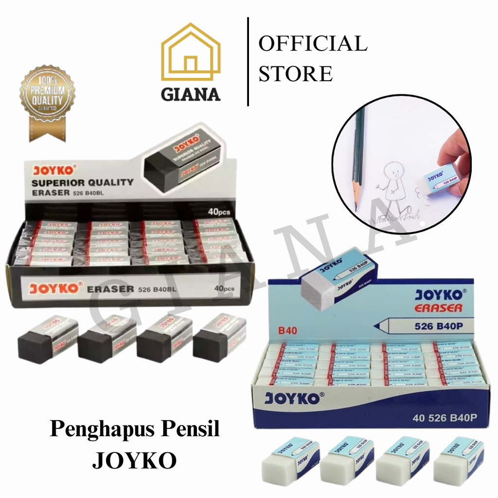 

GIA Penghapus JOYKO Eraser Hapusan Pensil Penghapus Pencil Stip Kecil