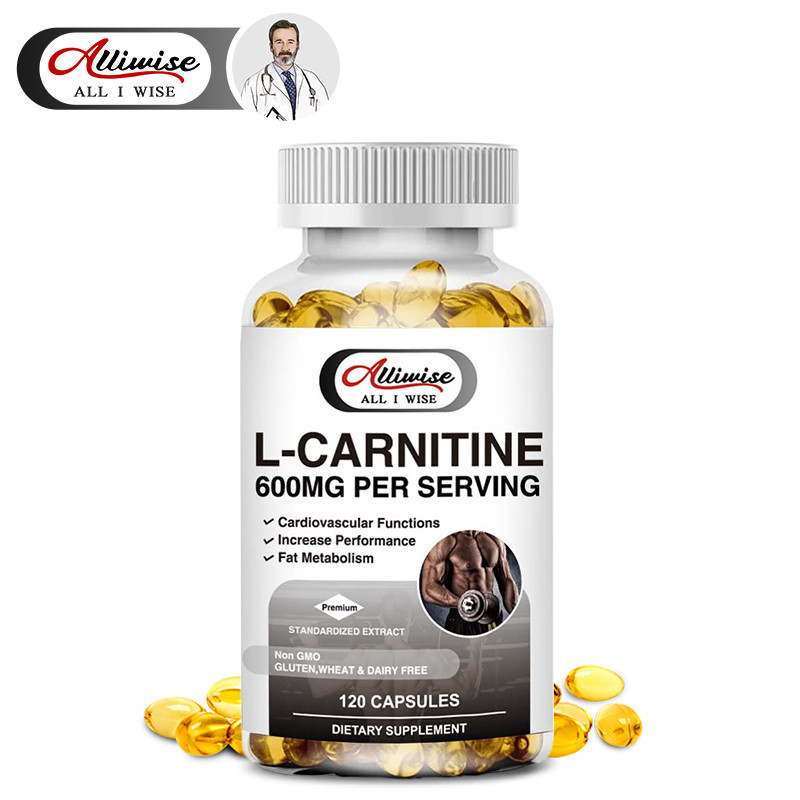 ORIGINAL Alliwise L-Carnitine Capsules Weight Loss Supplement Aids Fat Burning, Boosts