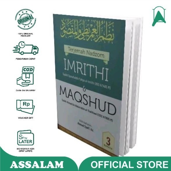 Kitab / Buku Nadzom Imriti Maqsud 3 Bahasa Makna Pesantren dan terjemah | Assalam LIrboyo