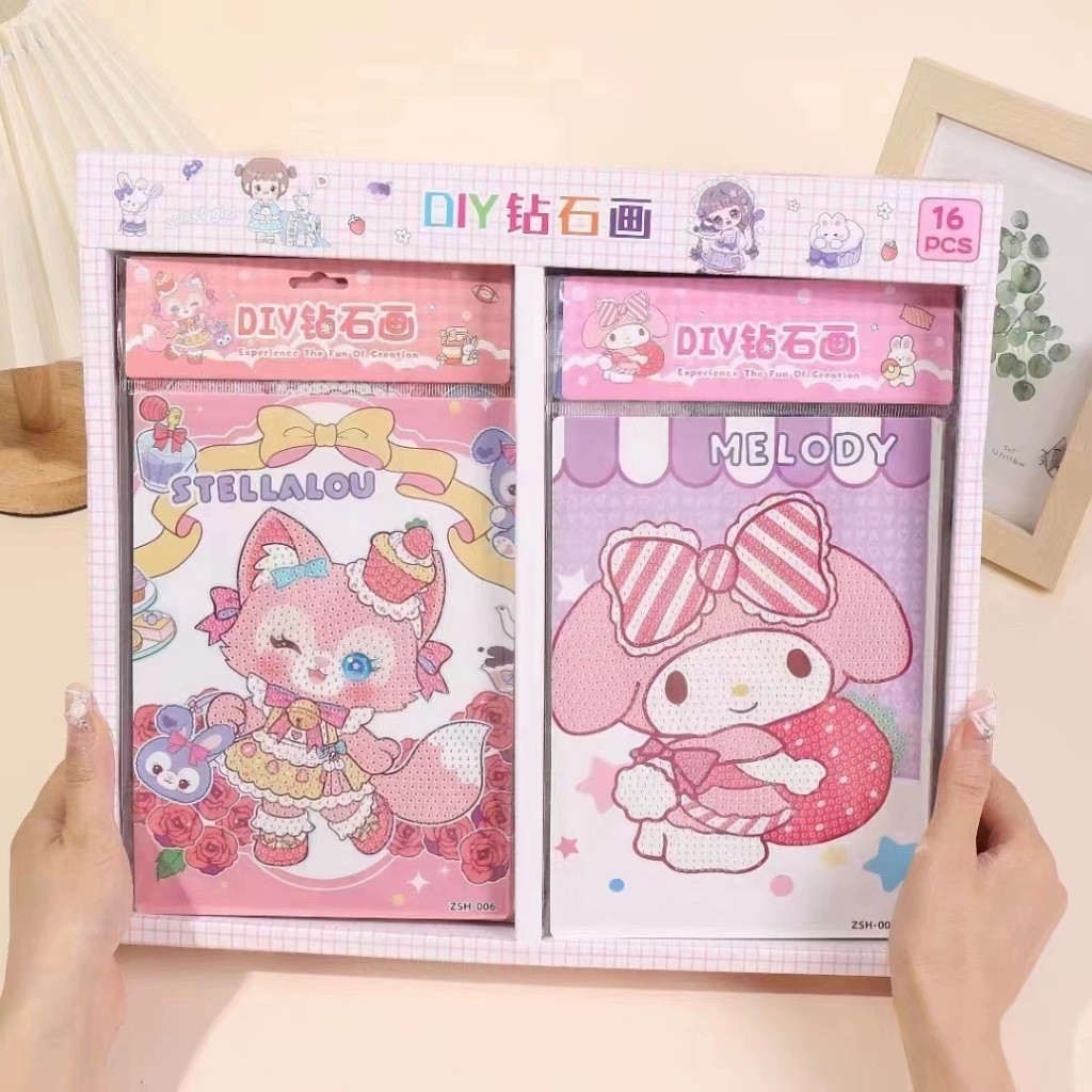 

COD DIAMOND PAINTING SET MENEMPELKAN MANIK-MANIK LUKISAN SANRIO KAWAII