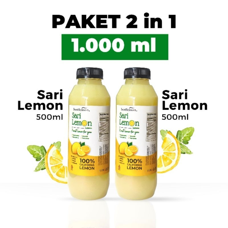 

Besthoney Sari Lemon Asli Diet Detox Paket 2pcs 1000 Ml Murni Organik Vinegar Cider With Mother Best
