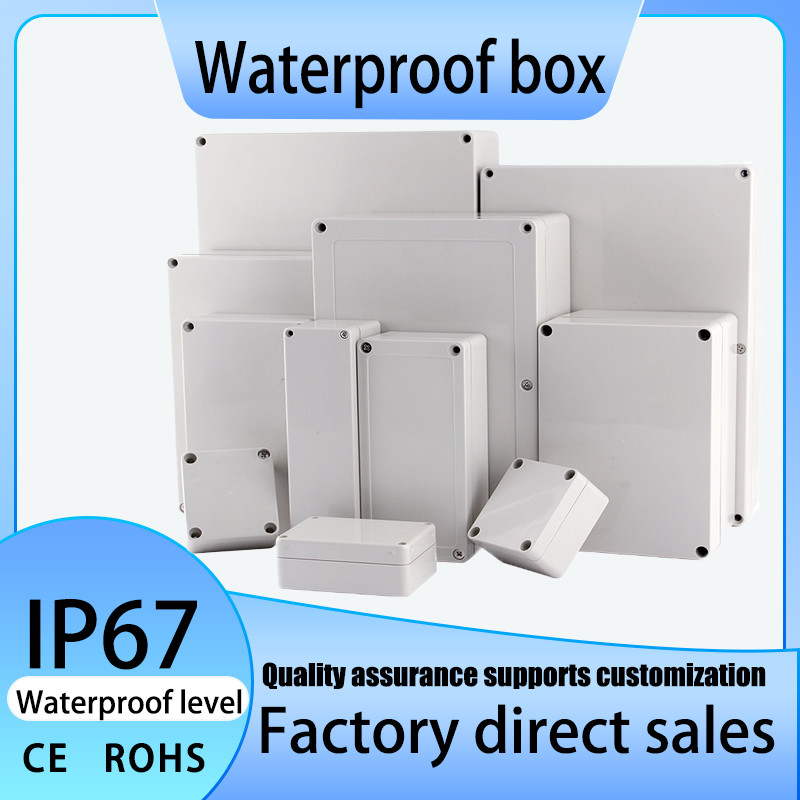 F-type ABS new material Ip67 waterproof junction box Plastic housing Ip67 Outdoor electronic safe mo