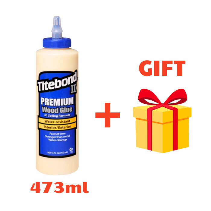 

Lem kayu Titebond II, Lem kayu super kuat tahan air standar AS tahan a - 473 ml x1