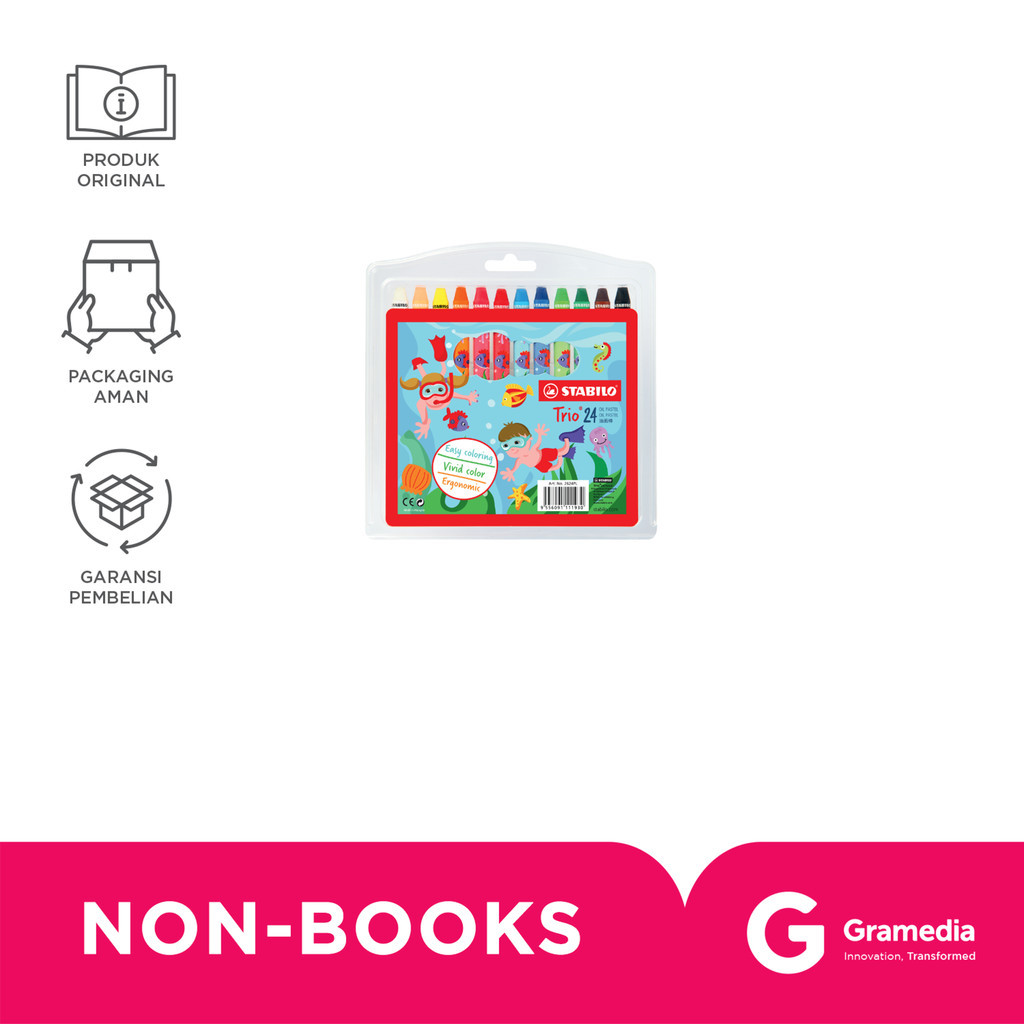 

Stabilo Trio Oil Pastels Wallet 24