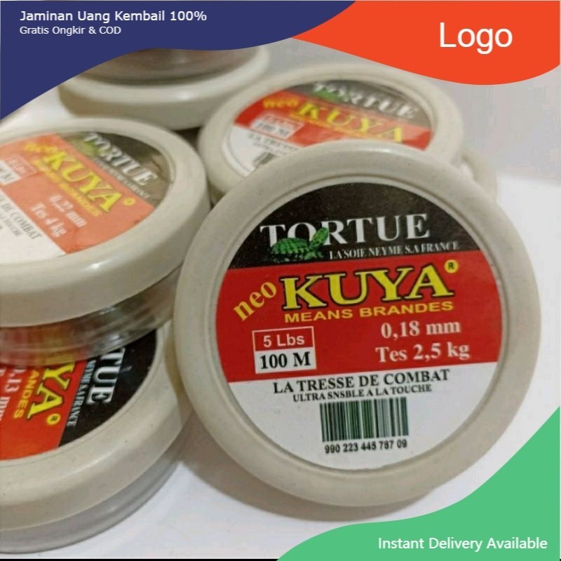 Senar pancing kuya - kuya cepuk 100 meter - kuya cepuk 100% Asli