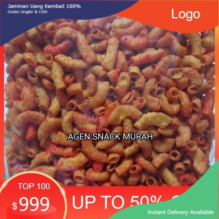 

MAKARONI BANTET PEDAS MANIS 500GR (1/2KG) - MAKRONI LAUK NASI GORENG