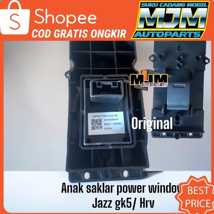 Saklar power window kiri hrv jazz gk5