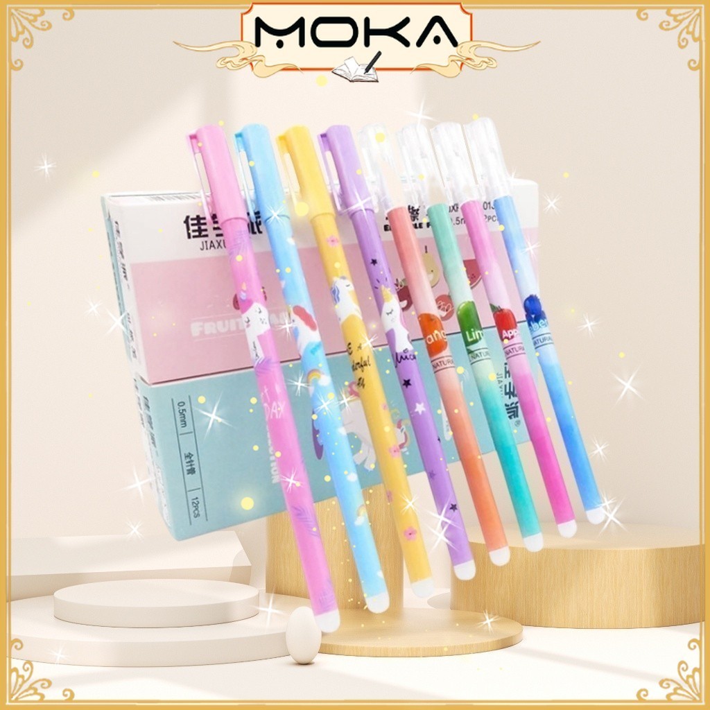 

MOKA ( BISA DIHAPUS ) 1 LUSIN PULPEN GEL MOTIF UNICORN LUCU IMUT MKP78