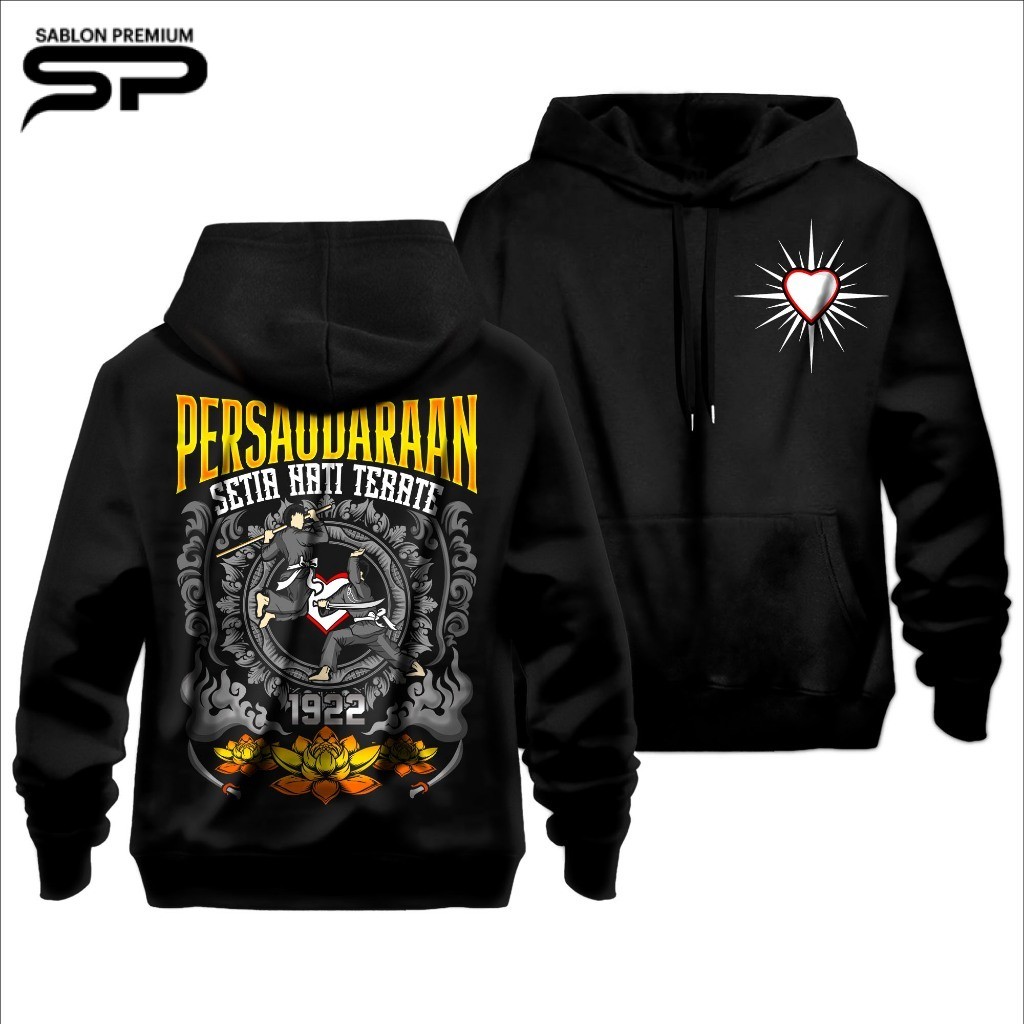 Jaket Hoodie PSHT Terate Distro 1922 Terbaru - FREE STIKER - Kaos Setia Hati Punkshter Raja Tega