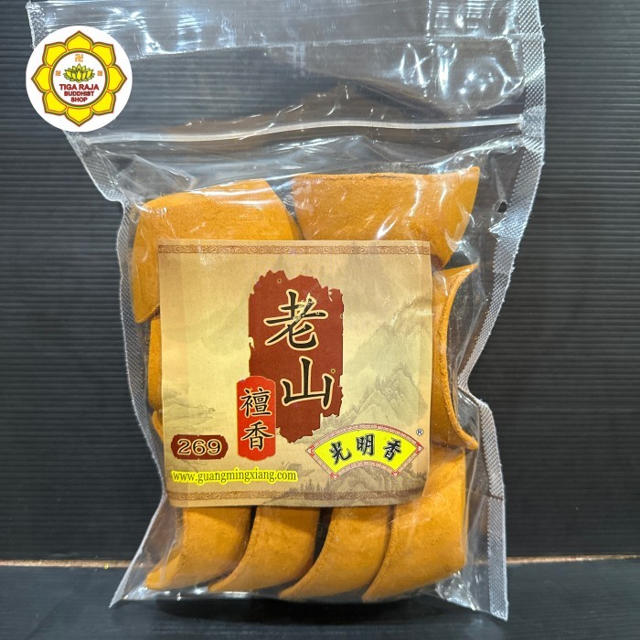 Dupa Hio Yuan Bao Wangi Cendana Lao Shan Alami Natural 269 Jumbo CA
